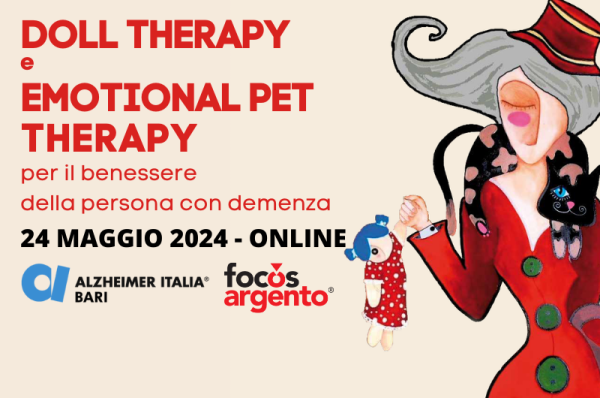 Corso terapia bambola - doll therapy e animali empatici e robotici - emotional pet benessere persona con demenza Alzheimer